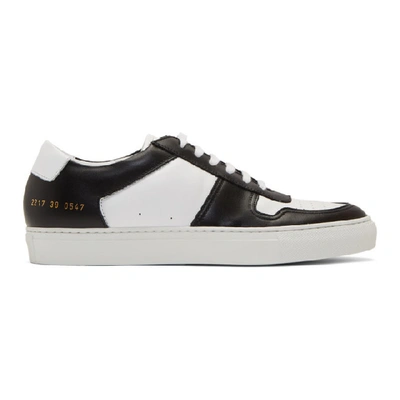 Common Projects Black And White Basketball Duo Tone Low-top Sneakers