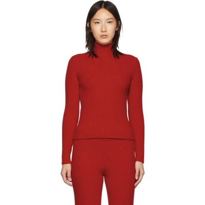 Balenciaga Knitwear In Red Wool