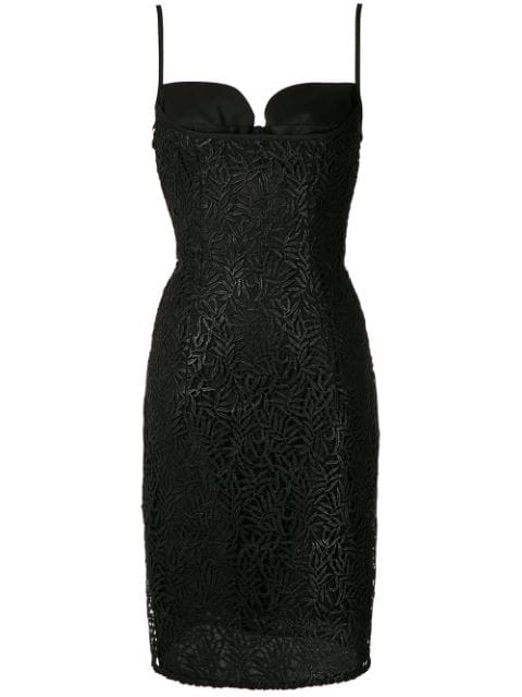 Tufi Duek Lace Dress In Black | ModeSens