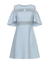 Liu •jo Short Dress In Sky Blue