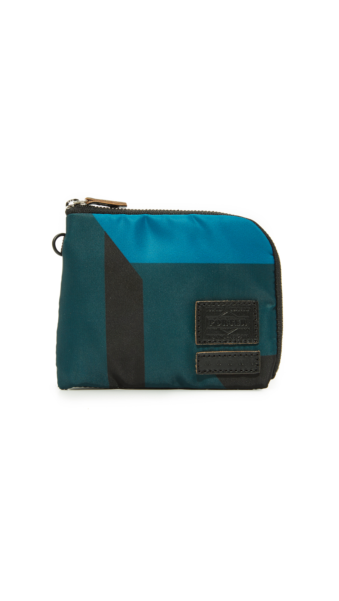 Marni Porter X Side Zip Wallet In Blue Modesens