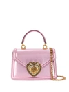 Dolce & Gabbana Devotion Crossbody Bag In Pink