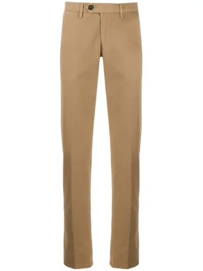 Canali Chino Trousers In Brown