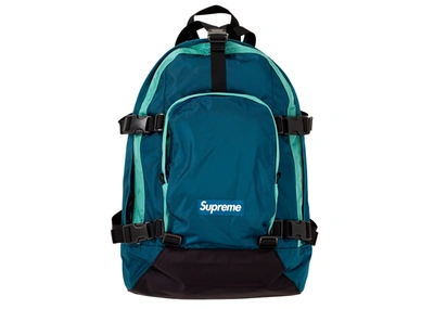 Pre-owned Supreme Backpack (fw19) Dark Teal
