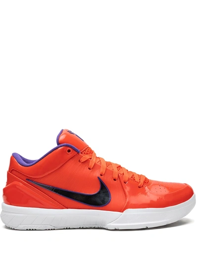 Nike Kobe Iv Protro Sneakers In Orange