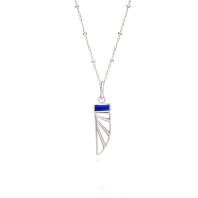 Rachel Jackson London Wings Of Freedom Charm Necklace - Silver