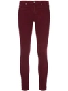 Ag The Legging Ankle Corduroy Skinny Jeans In Wine Bloom