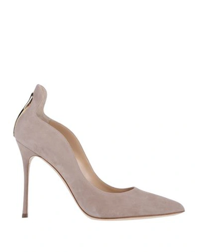 Sergio Rossi Pumps In Pastel Pink