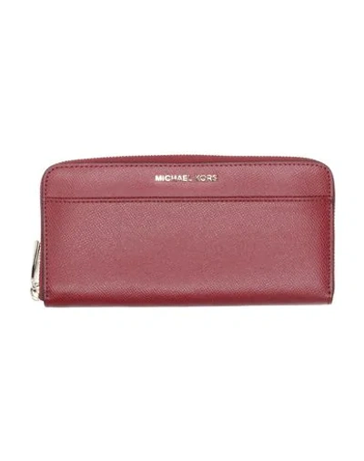 Michael Michael Kors Wallet In Garnet