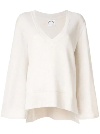 The Upside Wide Sleeve Jumper In Neutrals