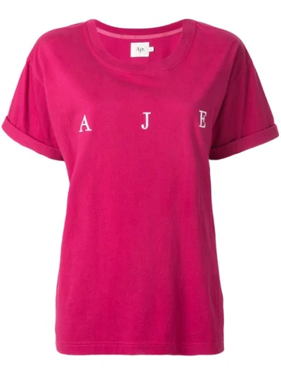 Aje Bianca Logo T In Pink