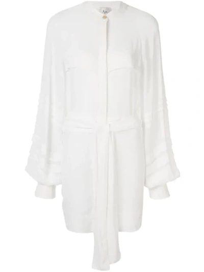 Aje Loose-fit Shirt Dress In White