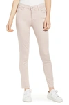 Ag The Legging Ankle Cropped Skinny Jeans In Peaked Pink