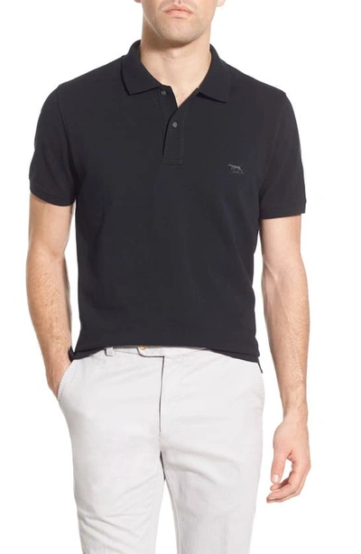 Rodd & Gunn 'the Gunn' Pique Sports Fit Cotton Polo In Onyx