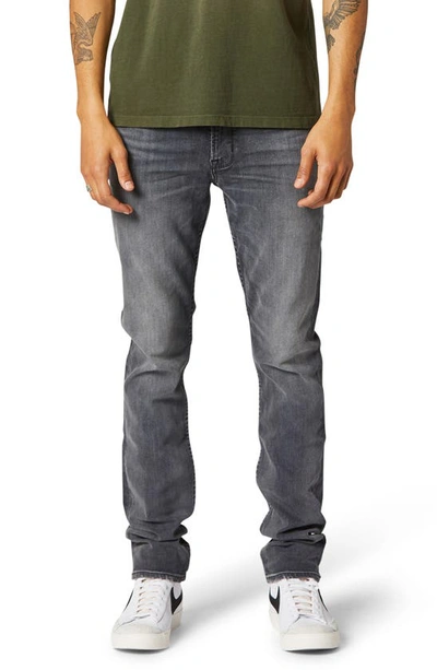 Hudson Blake Faded Stretch Slim-straight Jeans In Perseus