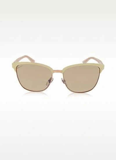 Gucci Gg 4271/s Acetate And Metal Sunglasses