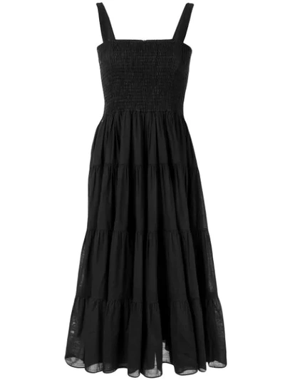 Aje Ausgestelltes Kleid Mit Raffung In Black