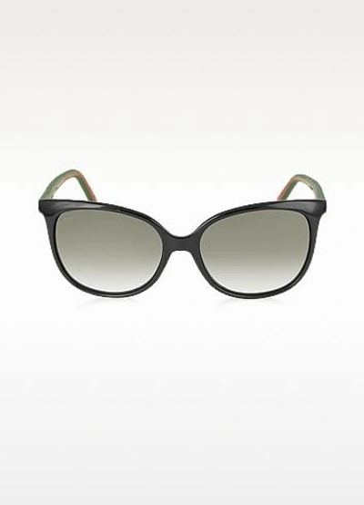Gucci Gg 3649/s 51nyr Rubber Effect Web Women's Sunglasses