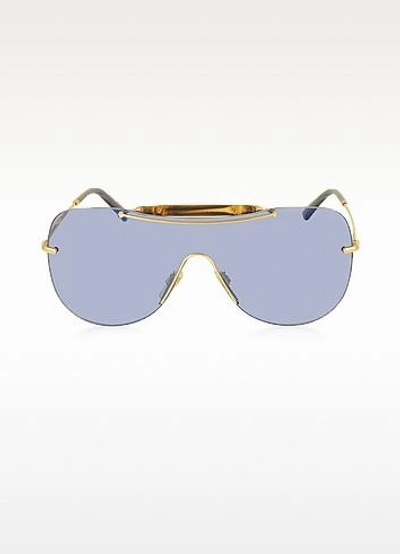 Gucci Gg 4262/s Bamboo And Metal Shield Women's Sunglasses
