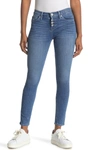 Hudson Nico Mid Rise Skinny Ankle Jeans In Gimmick In Merrion