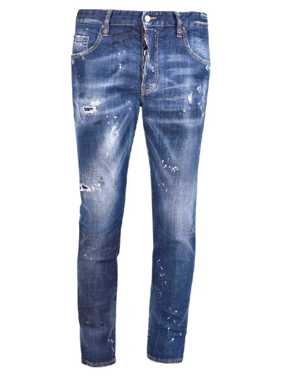 Dsquared2 Skater Jeans In Blue