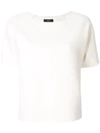 Theory Round Neck T-shirt In White