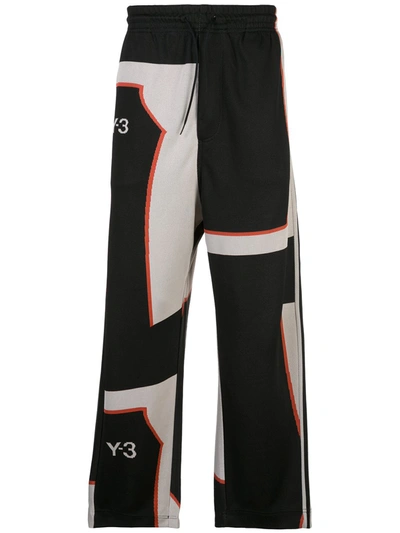 Y-3 Techno Jacquard Track Pants In Black | ModeSens
