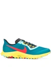 Nike Air Zoom Pegasus 36 Trail Mesh Running Sneakers In Green