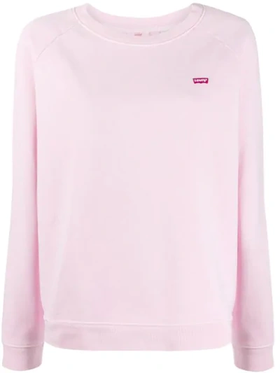 Levi's Logo Sweatshirt In Pink