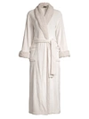 Natori Faux-shearling Sherpa Robe In Beige