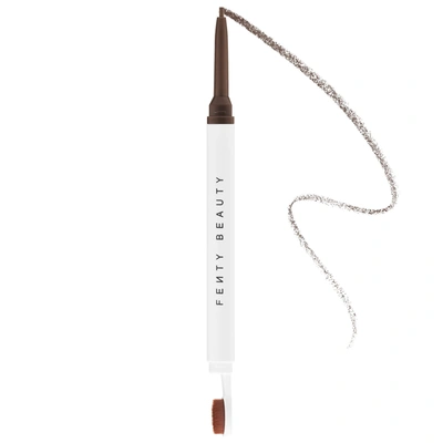 Fenty Beauty By Rihanna Brow Mvp Ultra Fine Brow Pencil & Styler Ash Brown 0.0024 oz / 0.07 G