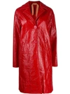 N°21 Buttoned Coat In 4463 Rosso
