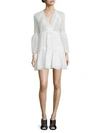 Iro Gwen Bell Sleeve Dress In White