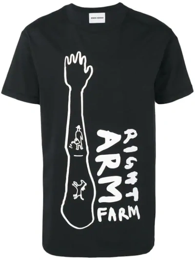 Henrik Vibskov 'right Arm Farm' T-shirt In Blue