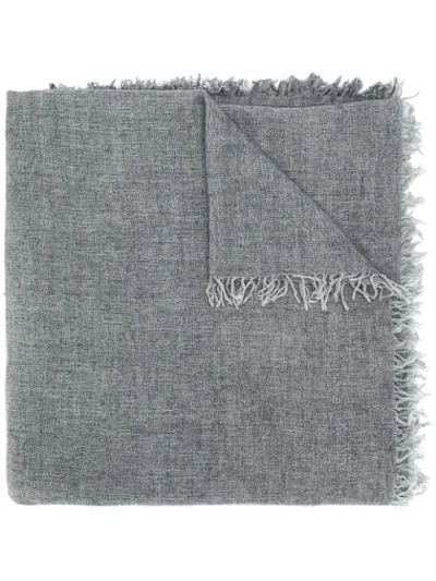 Faliero Sarti Cashmere Blend Scarf In Grey