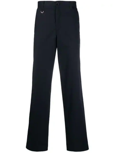 Ps By Paul Smith Straight Leg Trousers In Blue