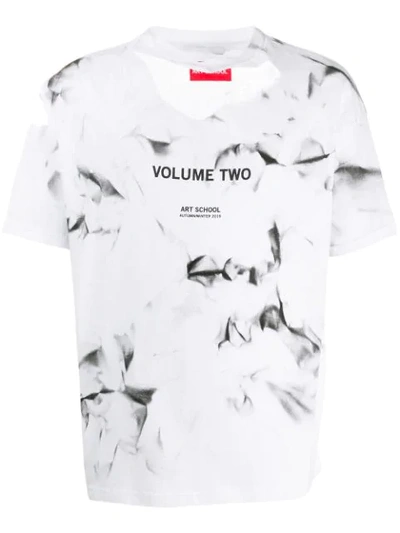 Art School Volume Two Print T-shirt In White