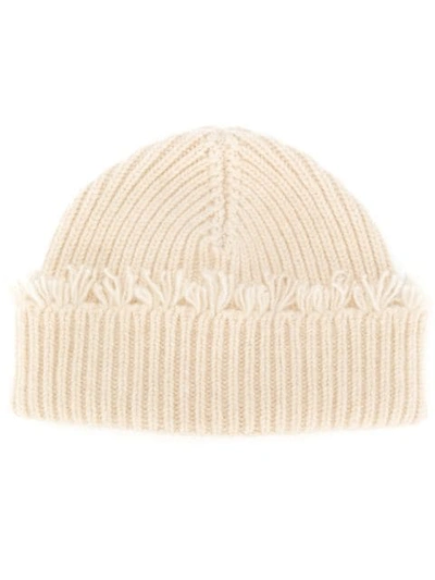 Alanui Cashmere Wool Beanie In Neutrals