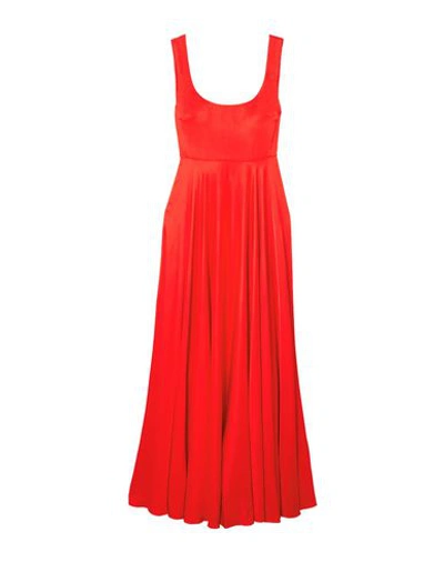 Solace London Long Dresses In Red