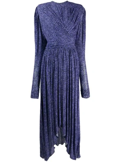 Isabel Marant Jucienne Printed Dress In Blue
