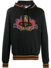 Dolce & Gabbana Heraldic Print Sweatshirt In Black