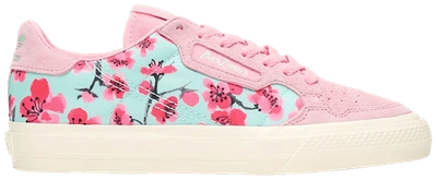 Pre-owned Adidas Originals Adidas Continental 80 Vulc Arizona Iced Tea Flower (women's) In Pink/teal/white