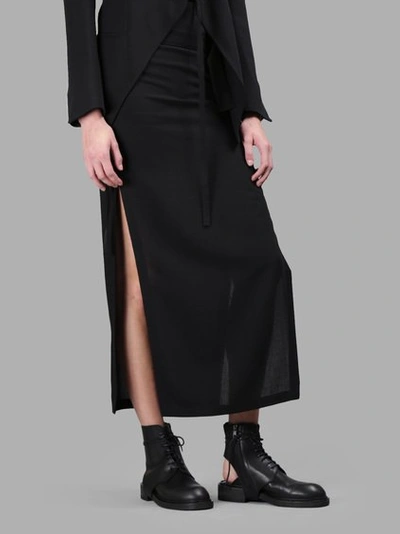 Ann Demeulemeester Black Skirt