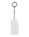 Maison Margiela Key Rings In White