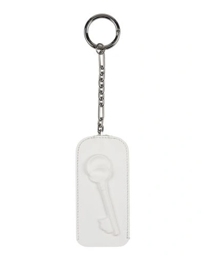 Maison Margiela Key Rings In White