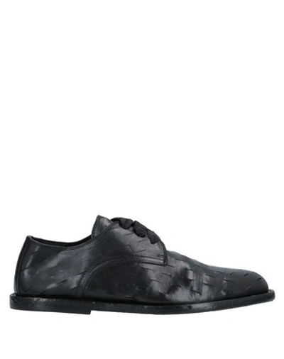 Ann Demeulemeester Lace-up Shoes In Black