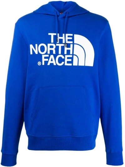 The North Face Standard Logo Hoodie Blue | ModeSens
