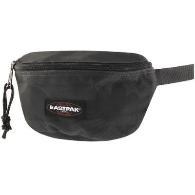 Eastpak Foldable Springer Waist Bag Black In Grey