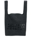 Maison Margiela Number 11 Tote Bag In Grey