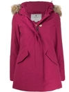 Woolrich Arctic Parka Coat In Pink